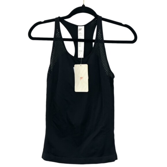 NWT Fabletics Delta Seamless Racerback Black Tank Top III Size Small - Picture 2 of 6
